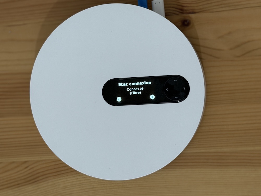Freebox en fonctionnement fibre optique étape 2 débloquée